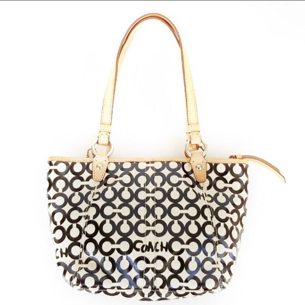 Coach Leah Opt Art Coated Canvas #42419